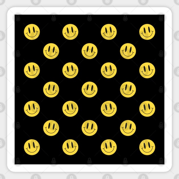 Smiley Pattern Sticker by souloff